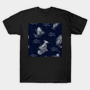 Beluga Whales and Bubbles T-Shirt